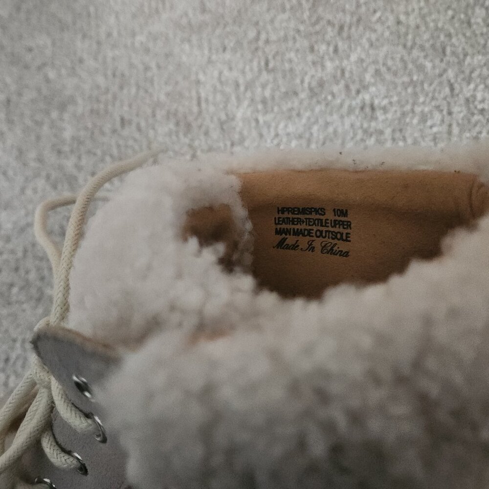 Donald J. Pilner Real Fur Suede Boots - Size 10 - Picture 4 of 6